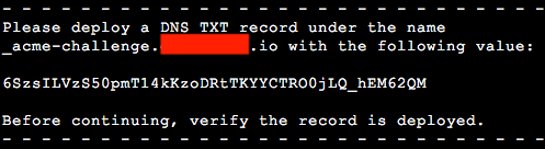 DNS CHALLENGE EXAMPLE